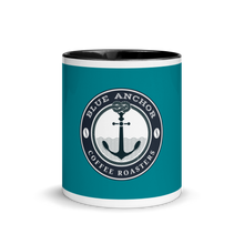 Load image into Gallery viewer, Blue Anchor Coffee Roasters Mug with Color Inside