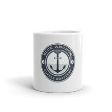 Load image into Gallery viewer, Blue Anchor Coffee Roasters White glossy mug