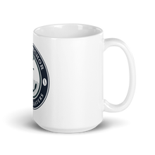 Load image into Gallery viewer, Blue Anchor Coffee Roasters White glossy mug