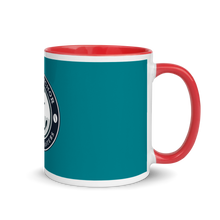 Load image into Gallery viewer, Blue Anchor Coffee Roasters Mug with Color Inside
