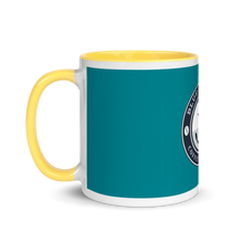 Load image into Gallery viewer, Blue Anchor Coffee Roasters Mug with Color Inside
